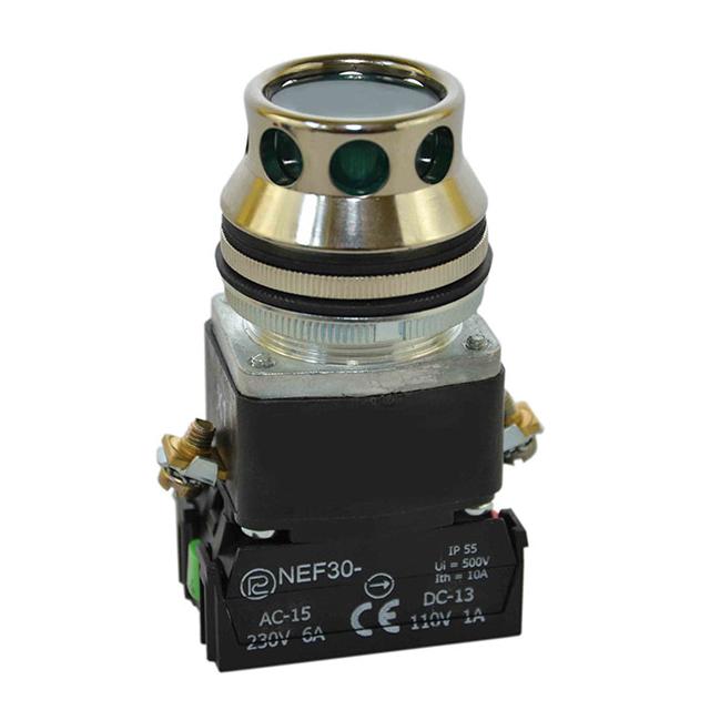 Przycisk NEF30-KLXY/D230V zielony