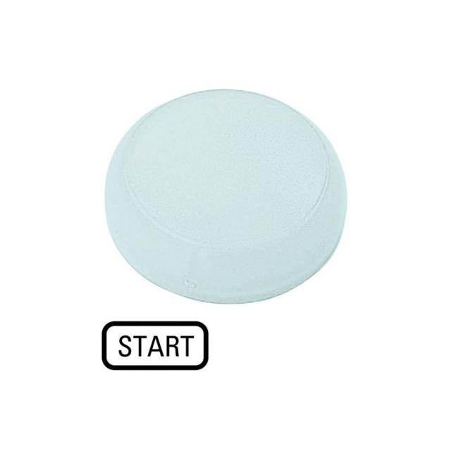 M22-XL-W-GB1 Soczewka do lampki sygnalizacyjnej 22mm biała z opisem /START/ 218415 EATON