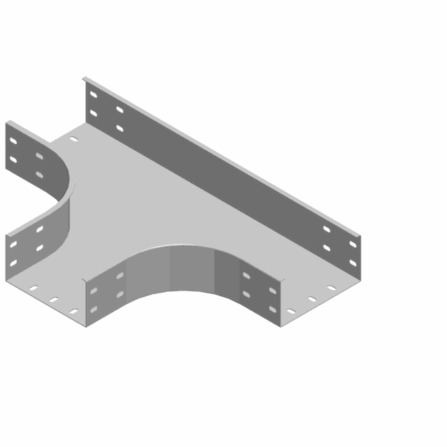Trójnik korytka 200x100mm Grubość 1,50 mm TKZP200H100 311020 BAKS