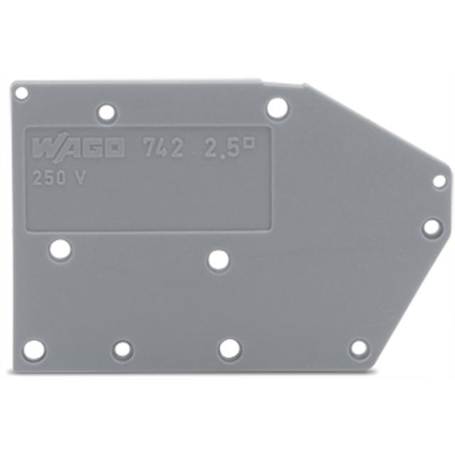 ścianka końcowa szara