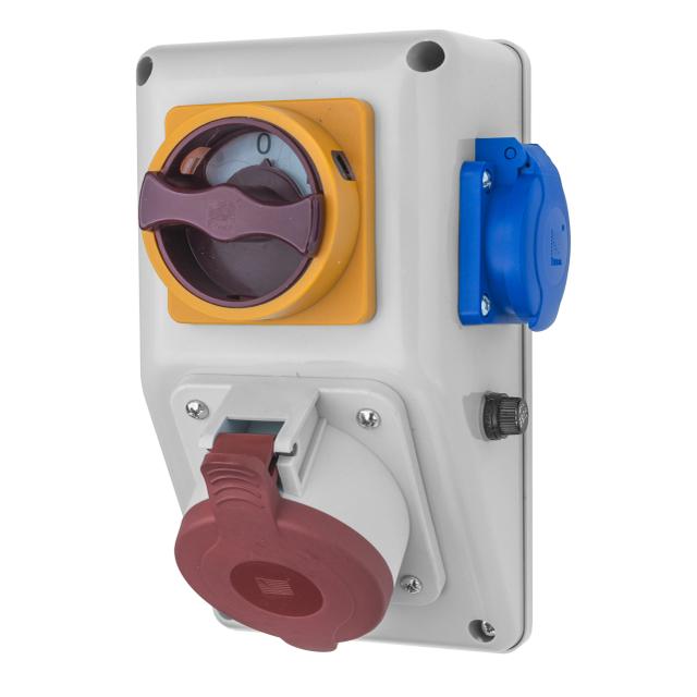 Rozdzielnica KOMBI-PL 1x32A/5p, 1x250V 0-1