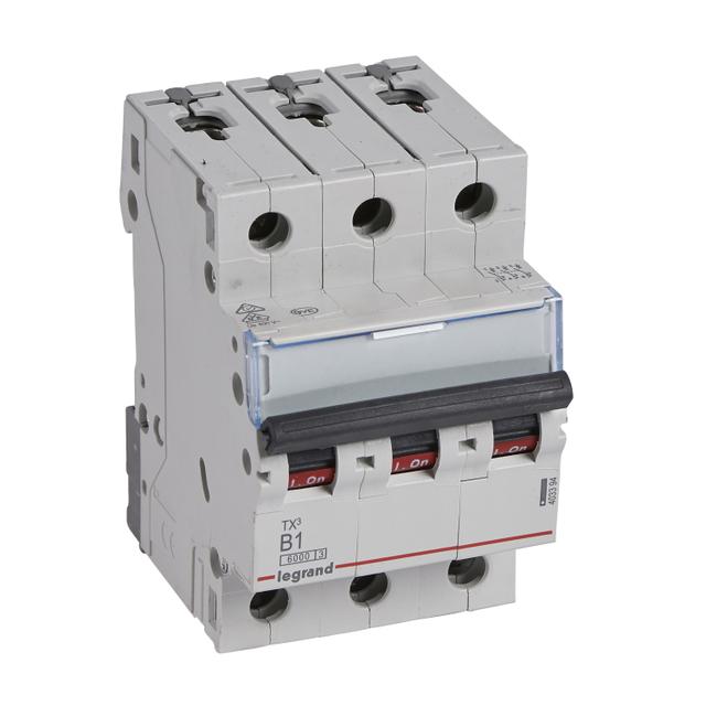 WYŁĄCZNIK NADPRĄDOWY S 303 3P B 1A 6000A SERII TX3, Legrand
