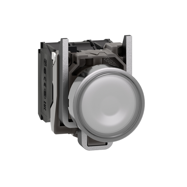 Harmony XB4 Przycisk płaski biały LED 230/240V XB4BW31M5 Schneider