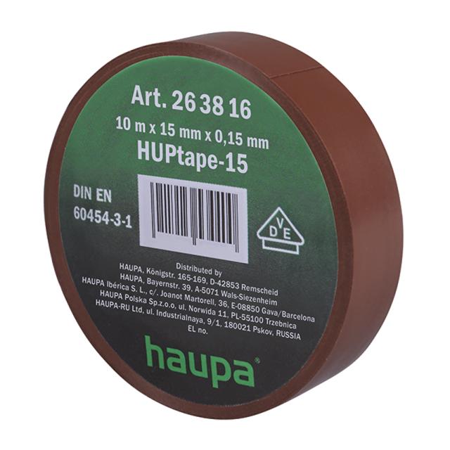 Taśma izolacyjna VDE 15 mm x 10 m brązowa