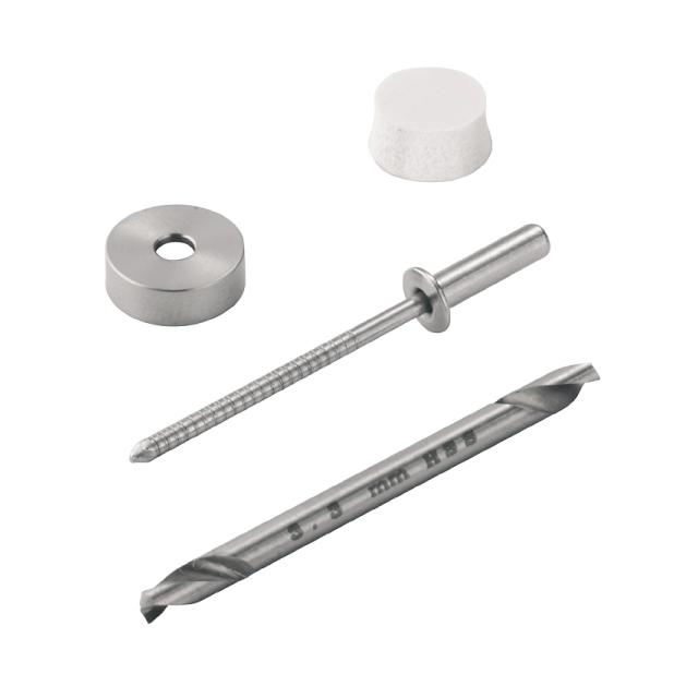 TPSD FIXING SET KTB Zestaw mocowań (obudowa), Klippon TB (Terminal Box), stal nierdzewna, nieobrobiony, srebrny /1szt./ 1252190000 WEIDMÜLLER