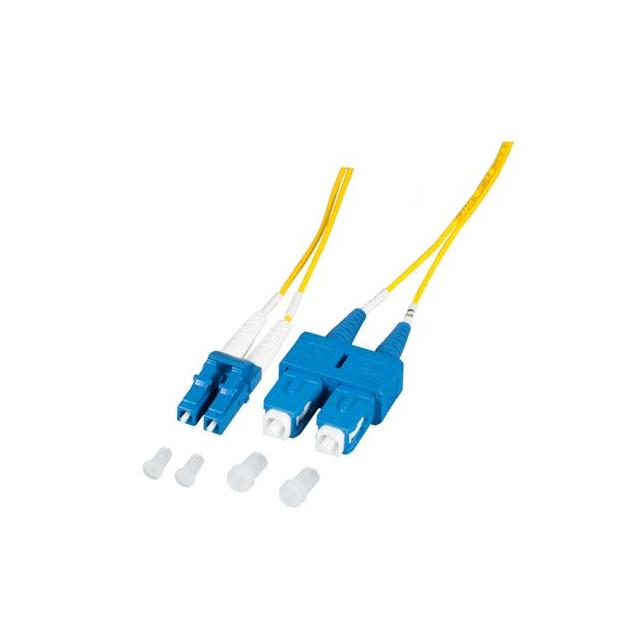 Patchcord SM, 9/125, SC/PC-LC/PC duplex dł. 10m