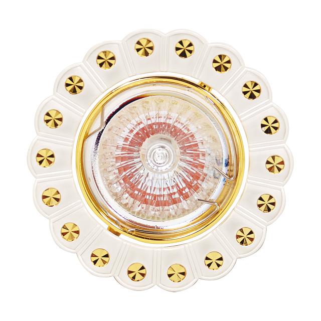 Sufitowa oprawa punktowa HL759 PEARL SILVER/GOLDEN