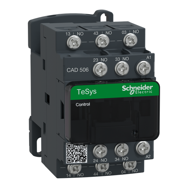Stycznik pomocniczy, TeSys Deca, 5NO, cewka 220VDC, zaciski śrubowe CAD506M7