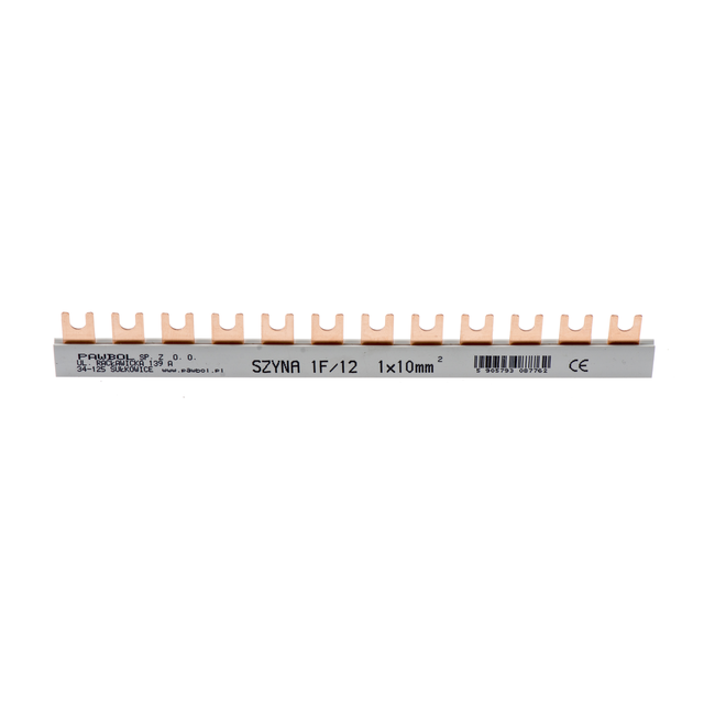 Szyna prądowa 1F,12,10 mm2 E.4110/12SZ PAWBOL