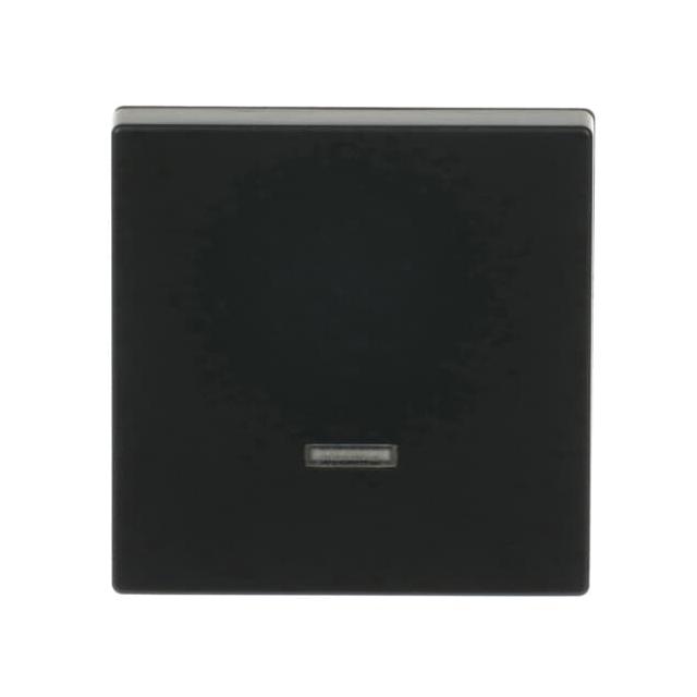 FUTURE Element obsługi z lampką neonową. czarny matowy