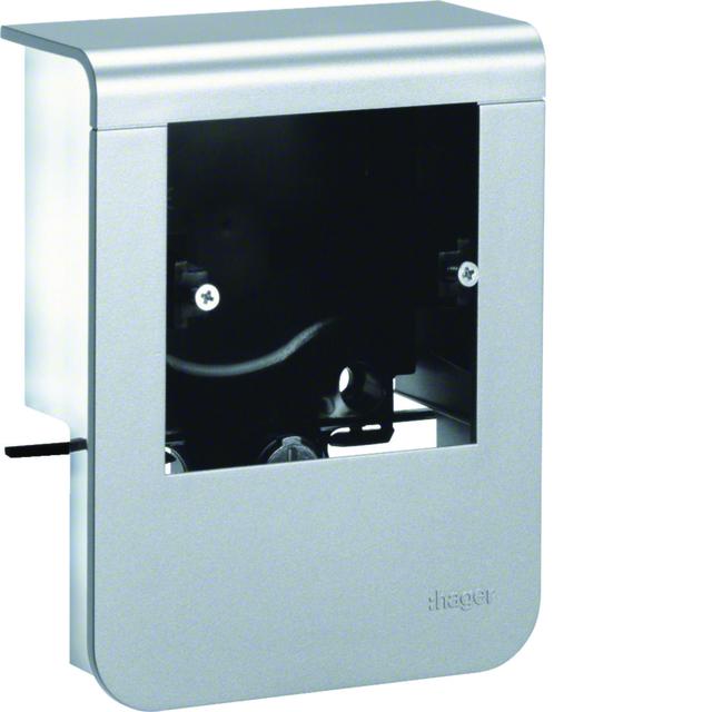 tehalit.SL Pusty nośnik urządzeń 20x80 fi60 aluminium SL20080901D1 HAGER