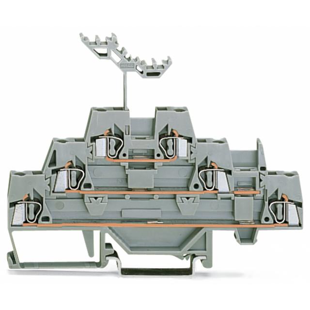 złączka trzypiętrowa L/L/L 2,5 mm2 szara