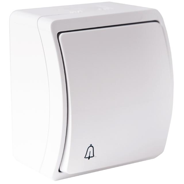 Przycisk dzwonek n/t AQUATIC IP44 biały 10 szt. OR-OE-7104/W/10 ORNO