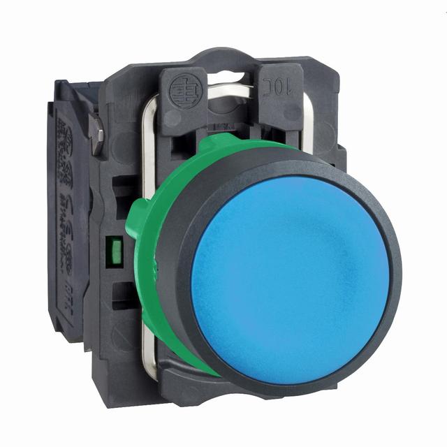 Harmony XB5 Przycisk płaski niebieski, plastikowy