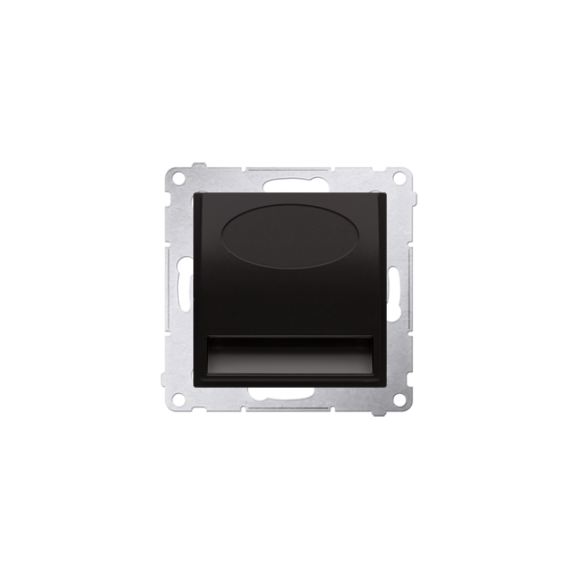 Simon 54 Oprawa oświetleniowa LED 230 V AC 1.1 W białe neutralne 4000 K antracyt DOSB.01/48 KONTAKT