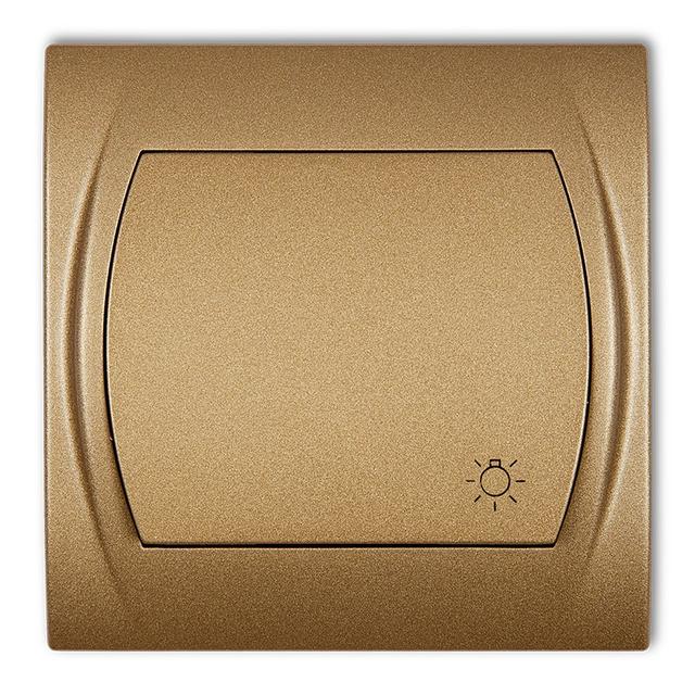 LOGO Przycisk zwierny /światło/ złoty metalik 8LWP-5 KARLIK