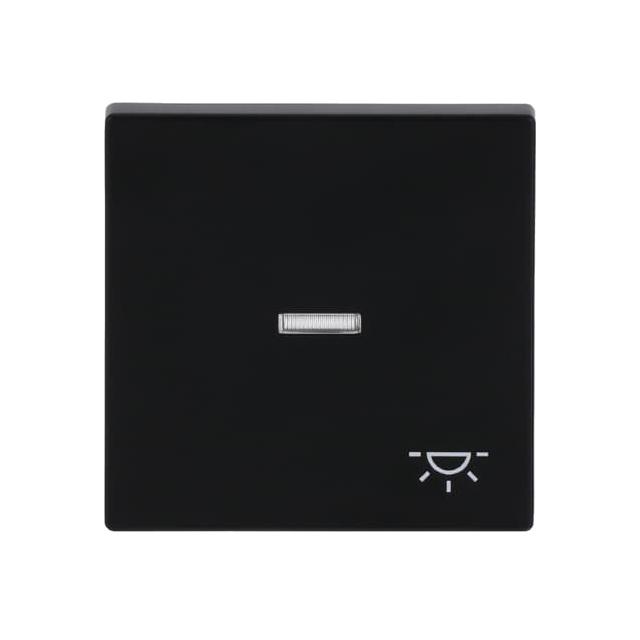 FUTURE Klawisz z symbolem „światło” Do przycisku zwiernego czarny matowy