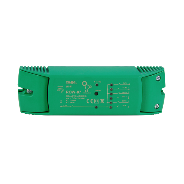 ODBIORNIK WI-FI NATYNKOWY 7-KANAŁOWY TYP: ROW-07