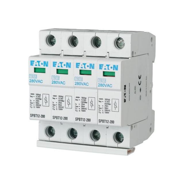 SPBT12-280/4 Ogranicznik przepięć typ T1+T2 (klasa B+C) 4P 12,5kA 158331 EATON