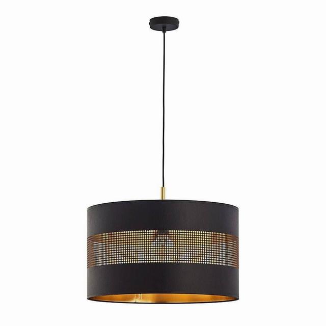 TK-Lighting lampa wisząca Tago Black 1xE27 max 60W czarna/złota