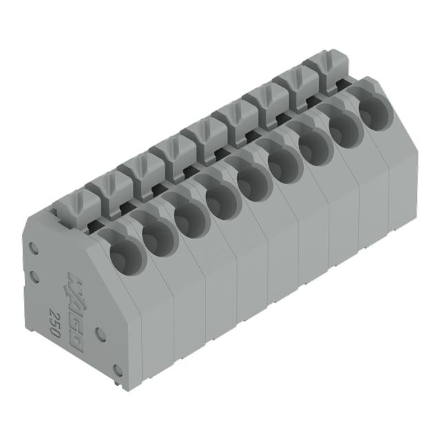 listwa zaciskowa do pł. drukowanych 9-bieg. szara raster 3,5 mm /35szt./ WAGO