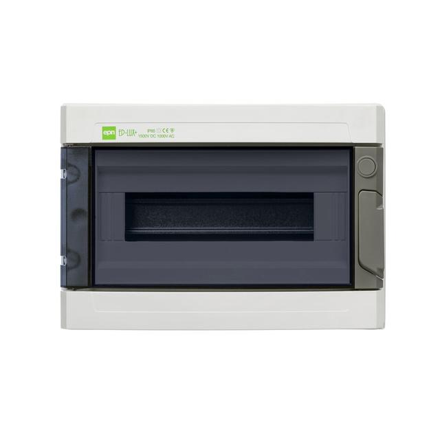 EP-LUX PLUS rozdzielnica 1x12 PE+N natynkowa PV 1500V DC 1000V AC IP 65 - kolor dymny