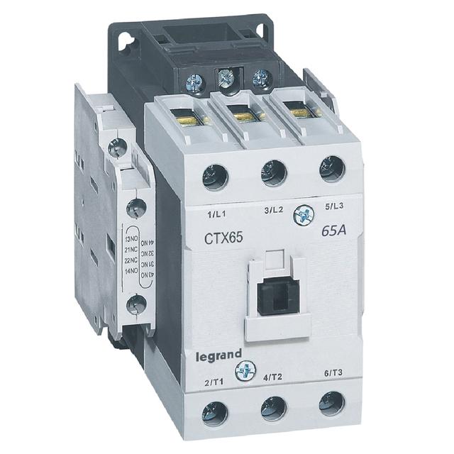 Stycznik Przemysłowy CTX3 65 3P 65A 2Z 2R 230V AC Zaciski Klatkowe 416176 LEGRAND