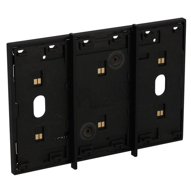 LIVING NOW 'MY HOME' - RAMKA STYKOWA - 3 MODUŁY - CZERŃ, Bticino