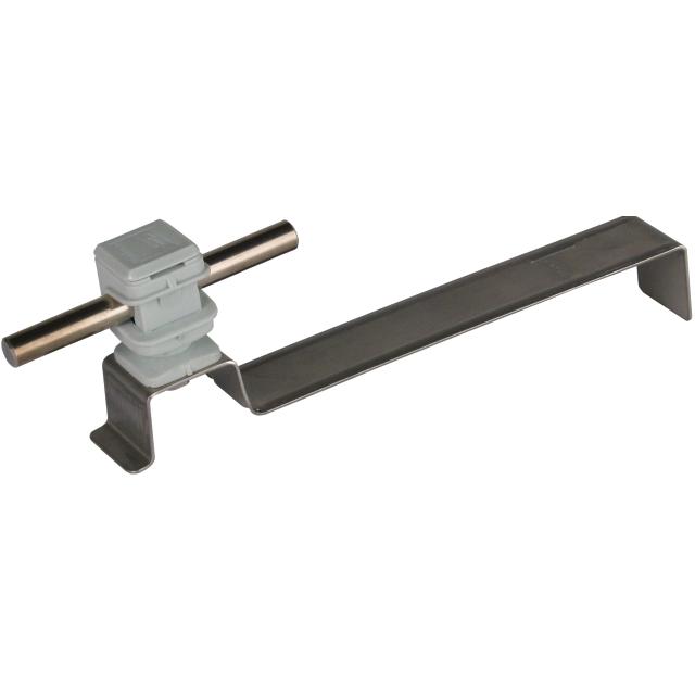 Wspornik dachowy z DEHNsnap, stal nierdzewna NIRO/ tworzywo, szary