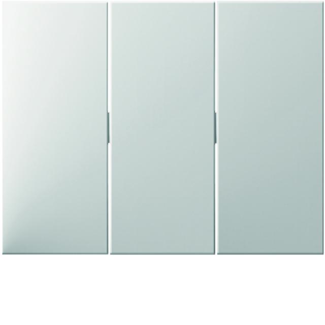 BERKER K.1 Klawisze do łącznika 3-klawiszowego biały 14657009 HAGER