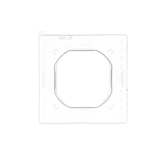 uszczelki Uszczelka do ramki 1-krotnej *Bryzgoszczelność IP44 tylko z gniazdami wymienionymi w katal