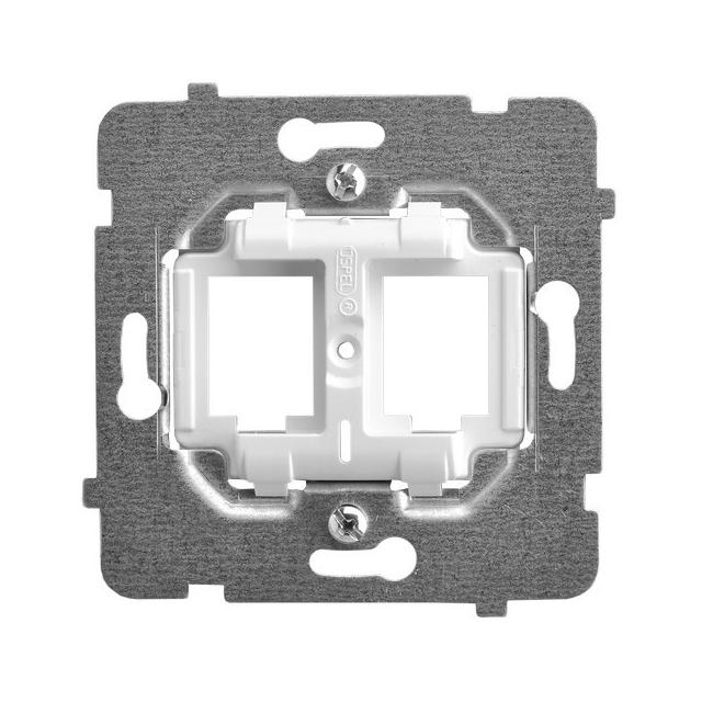 Mechanizm gniazd prostych typu Keystone - kolor biały