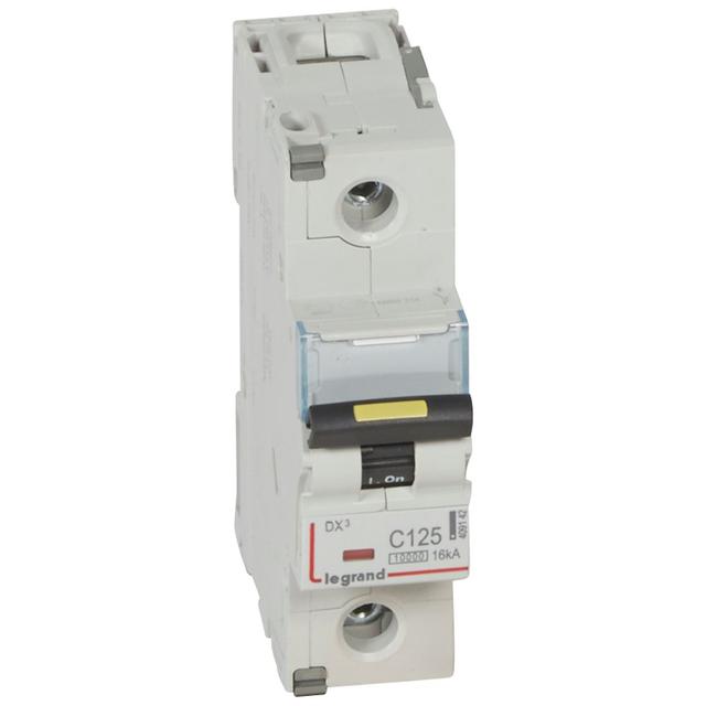 DX3 16 Ka Wyłącznik Jednobiegunowy 125A 409142 LEGRAND