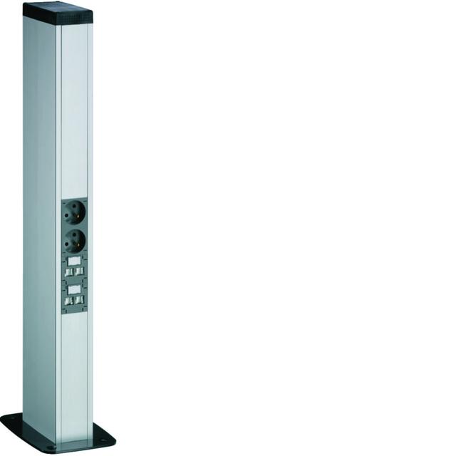 tehalit.DA200 Minikolumna dwustronna DA200-45 H=650mm aluminium DAP245700ELN HAGER