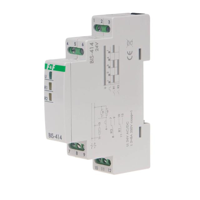 Przekaźnik bistabilny BIS-414 24V BIS-414-24V F&F