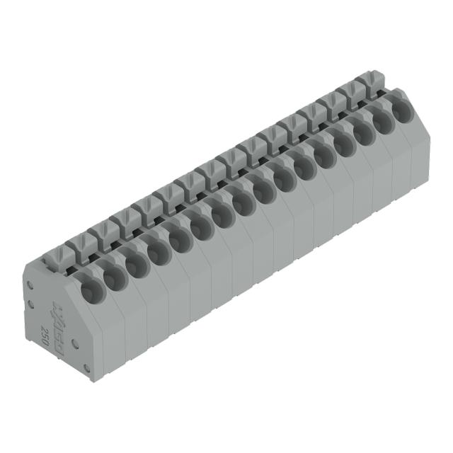 listwa zaciskowa do pł. drukowanych 16-bieg. szara raster 3,5 mm /20szt./ WAGO