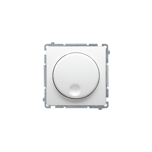Simon Basic Ściemniacz naciskowo-obrotowy 20–500 W 230V biały