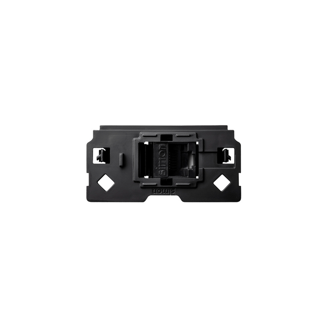 Simon 100 Adapter na 1 złącza RJ45 kompatybilny z formatem Keystone i Systimax (mechanizm 1/2 bez ramki montażowej) 10000001-039 KONTAKT