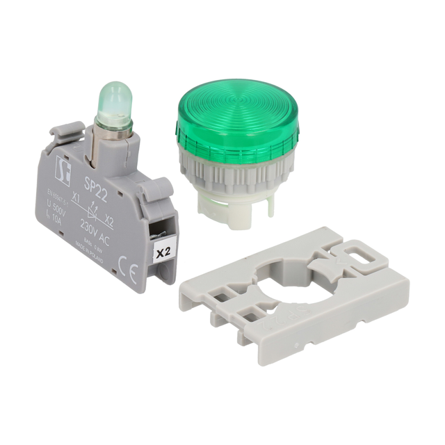 PRZYCISK SP22-LC-230-LED-AC