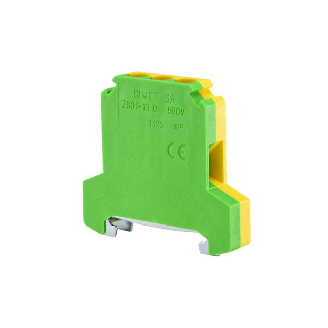 Złączka szynowa ochronna 10mm2 zielono‑żółta ZSO 1‑10.0 14503319 SIMET