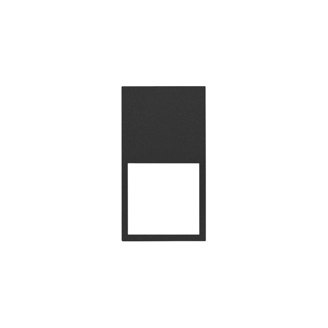 Simon 100 Ramka minimal pionowa 2-krotna 2x1/2 czarny mat 10002620-238 KONTAKT