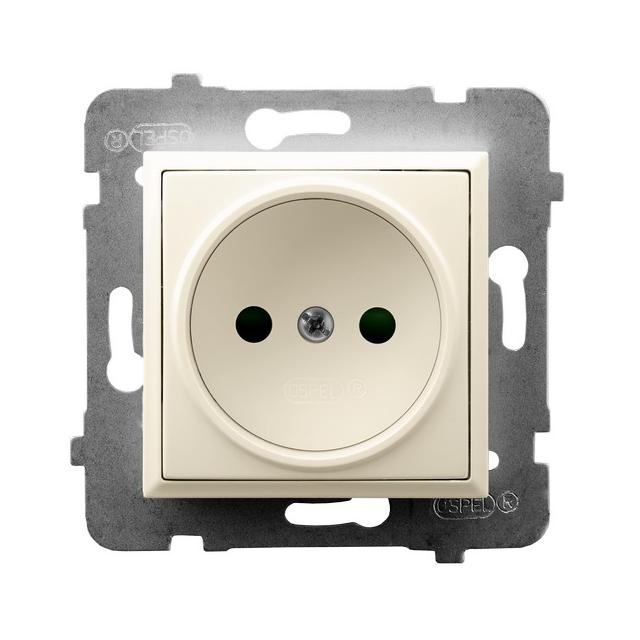 ARIA Gniazdo pojedyncze - kolor ecru