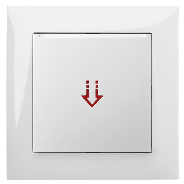 ŁPT SENTIA na kartę hotelową  IP 20 biała