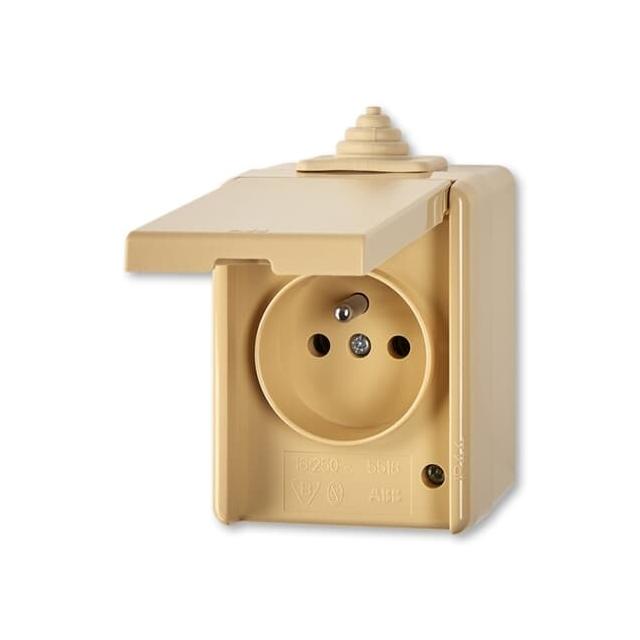 5518-2929 D^GNIAZDO Z/U+KLAPKA IP44