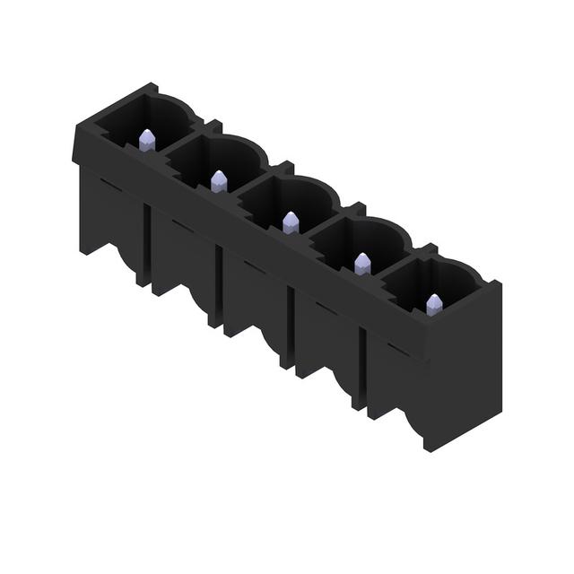 SL 7.62HP/05/180G 3.2SN BK BX Wtyki PCB (złącza płyty), 7.62 mm, Liczba biegunów: 5, kąt odejścia: 180° /50szt./ 1048980000 WEIDMÜLLER