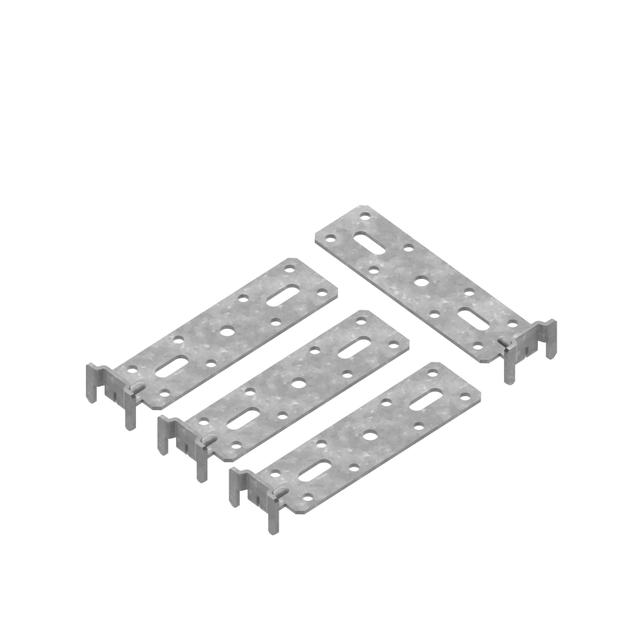 MSF Łapy montażowe metalowe do muru kpl. 4szt.