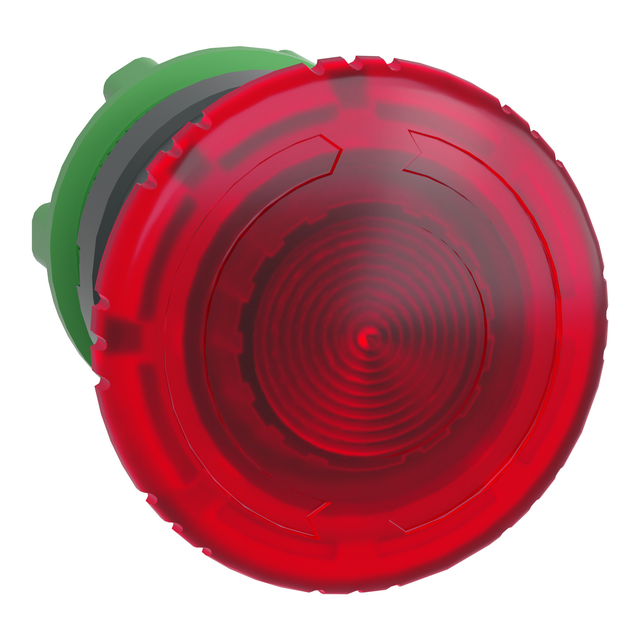 Harmony XB5 Główka przycisku grzybkowego odryglowana obrotem O22 czerwona LED plastikowa