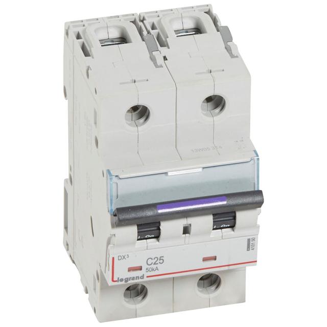 Wyłącznik Nadprądowy S322 C25 2P 25A 50Ka DX3 410150 LEGRAND