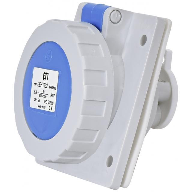 EEH 1632 - 16A, 230V, 2P+PE, Gniazdo tablicowe, IP67