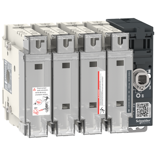 Rozłącznik bezpiecznikowy, FuPacT 63A, 4P, DIN 00C